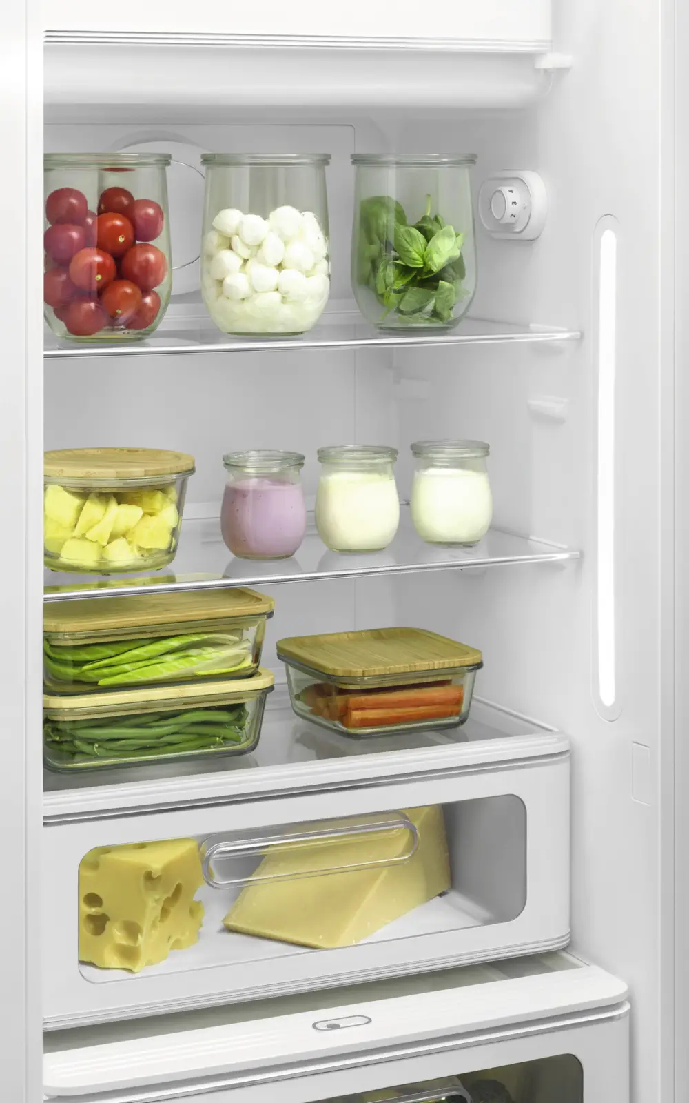 SMEG FAB28RCR6 Koelkast 50's Style - Creme 