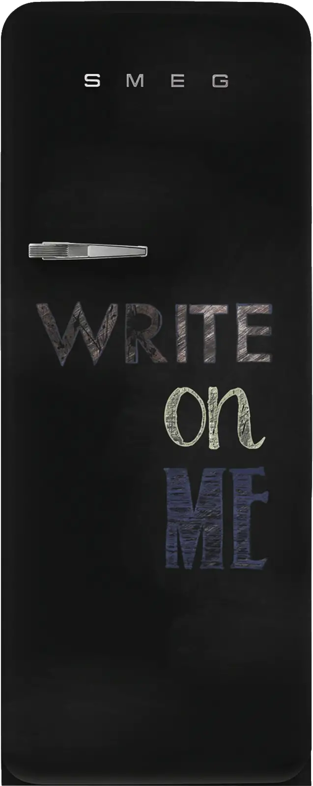 SMEG FAB28RDBB6 Write On Me Koelkast 50's Style - Zwart