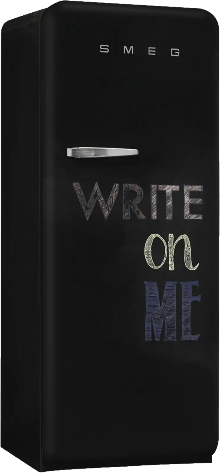 SMEG FAB28RDBB6 Write On Me Koelkast 50's Style - Zwart