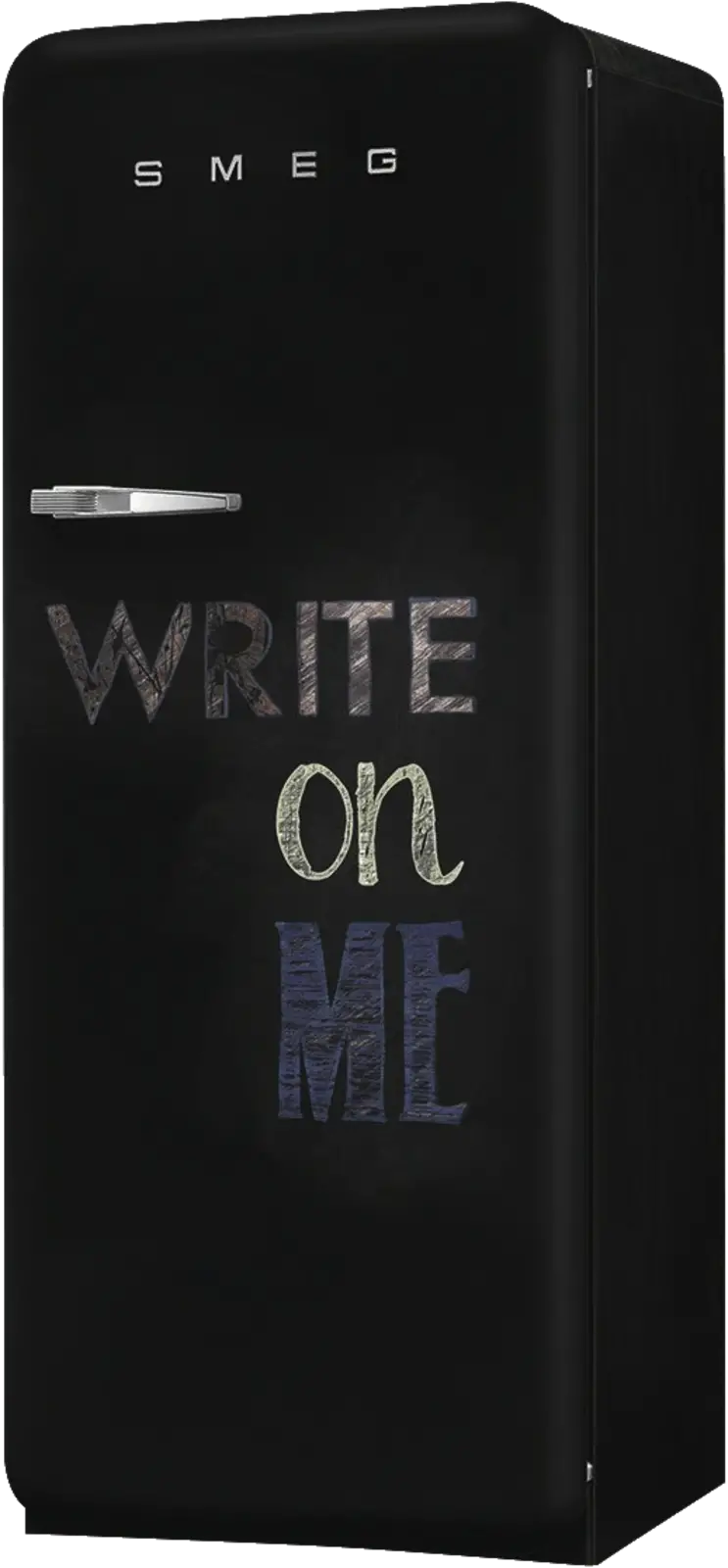 SMEG FAB28RDBB6 Write On Me Koelkast 50's Style - Zwart