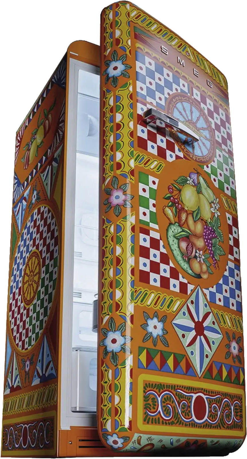 SMEG Dolce&Gabbana FAB28RDGC6 Divina Cucina Koelkast 50's Style
