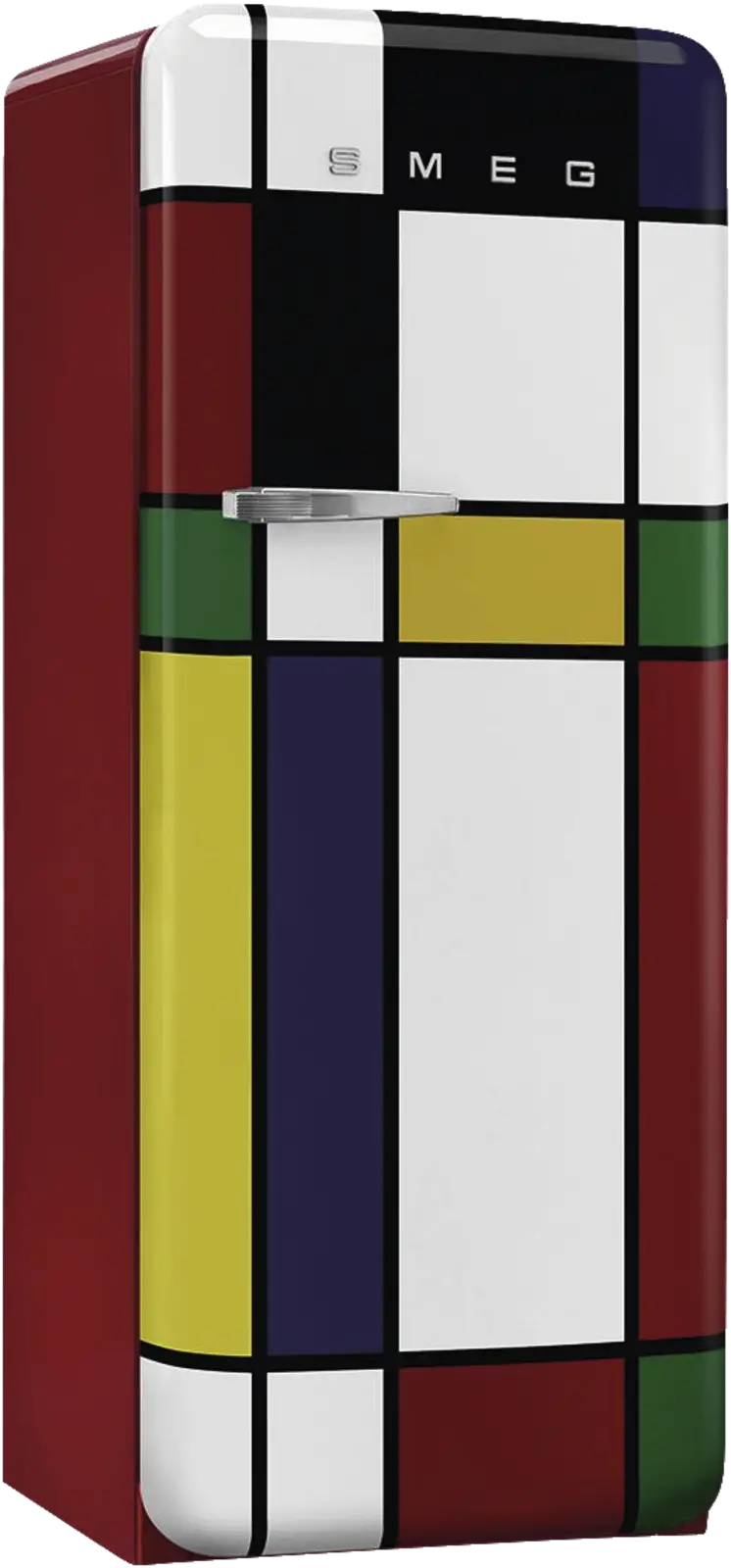 SMEG FAB28RDMC6 Koelkast 50's Style - Multicolor