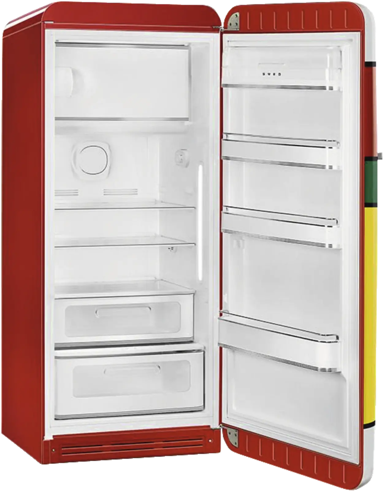 SMEG FAB28RDMC6 Koelkast 50's Style - Multicolor