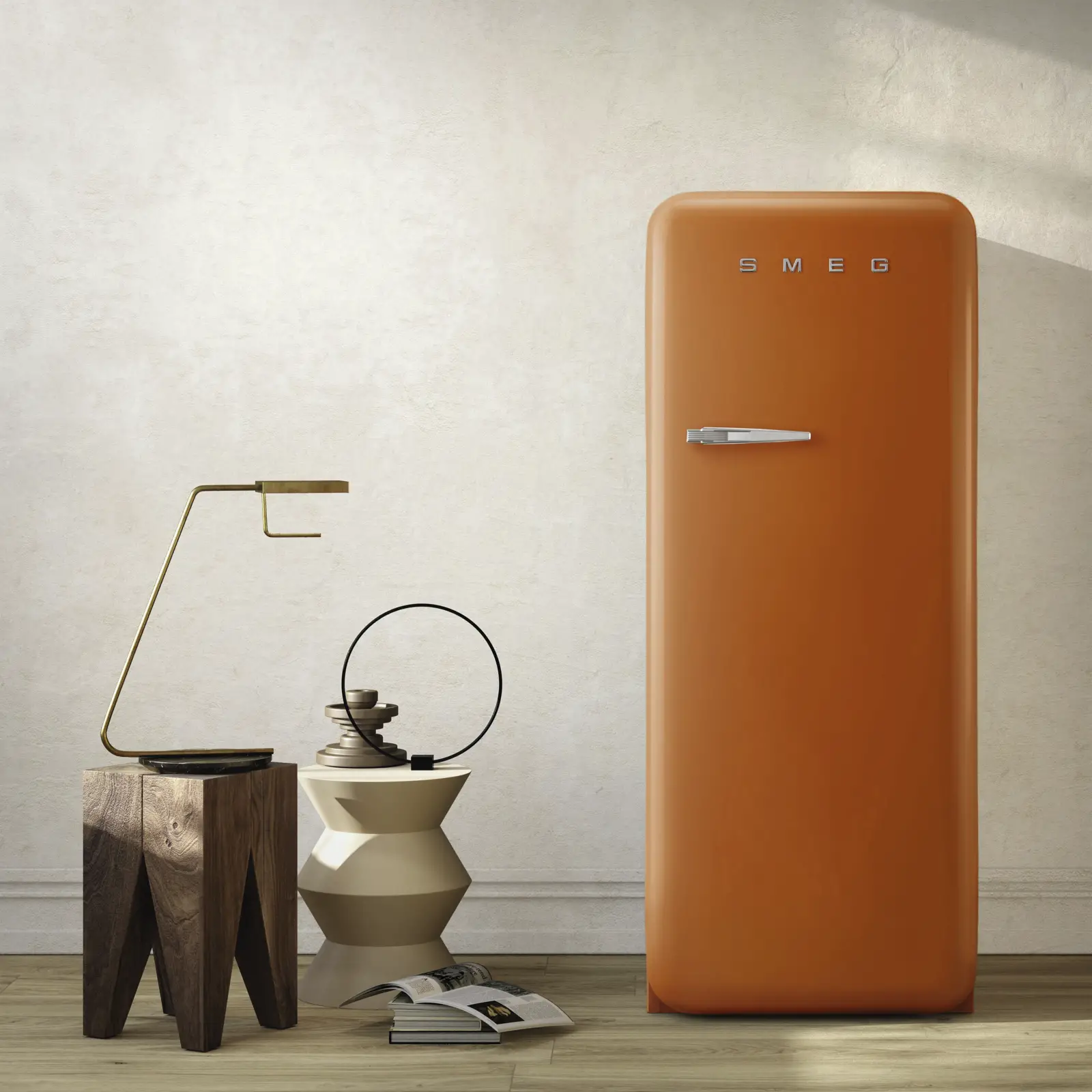 SMEG FAB28ROR6 Koelkast 50's Style - Oranje