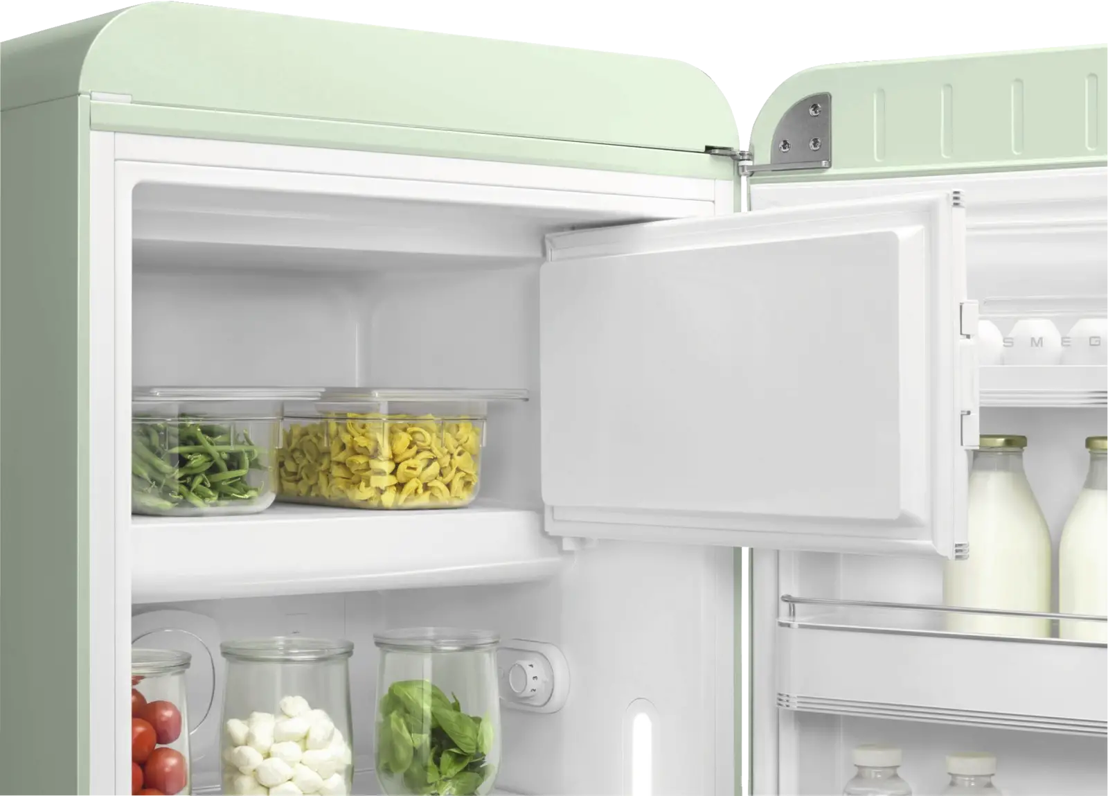 SMEG FAB28RPG6 Koelkast 50's Style - Pastel Groen