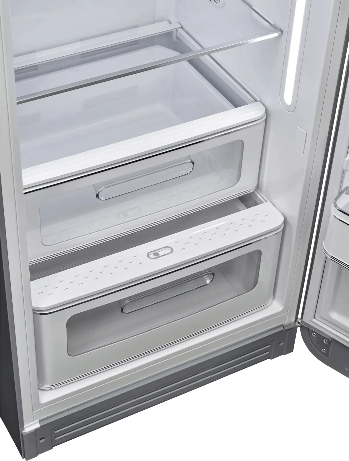 SMEG FAB28RSV6 Koelkast 50's Style - Zilver