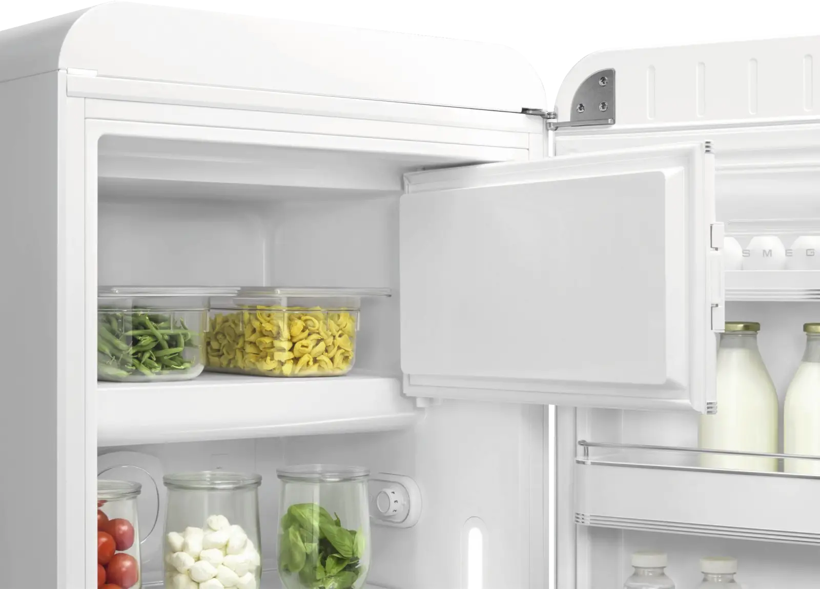 SMEG FAB28RWH6 Koelkast 50's Style - Wit