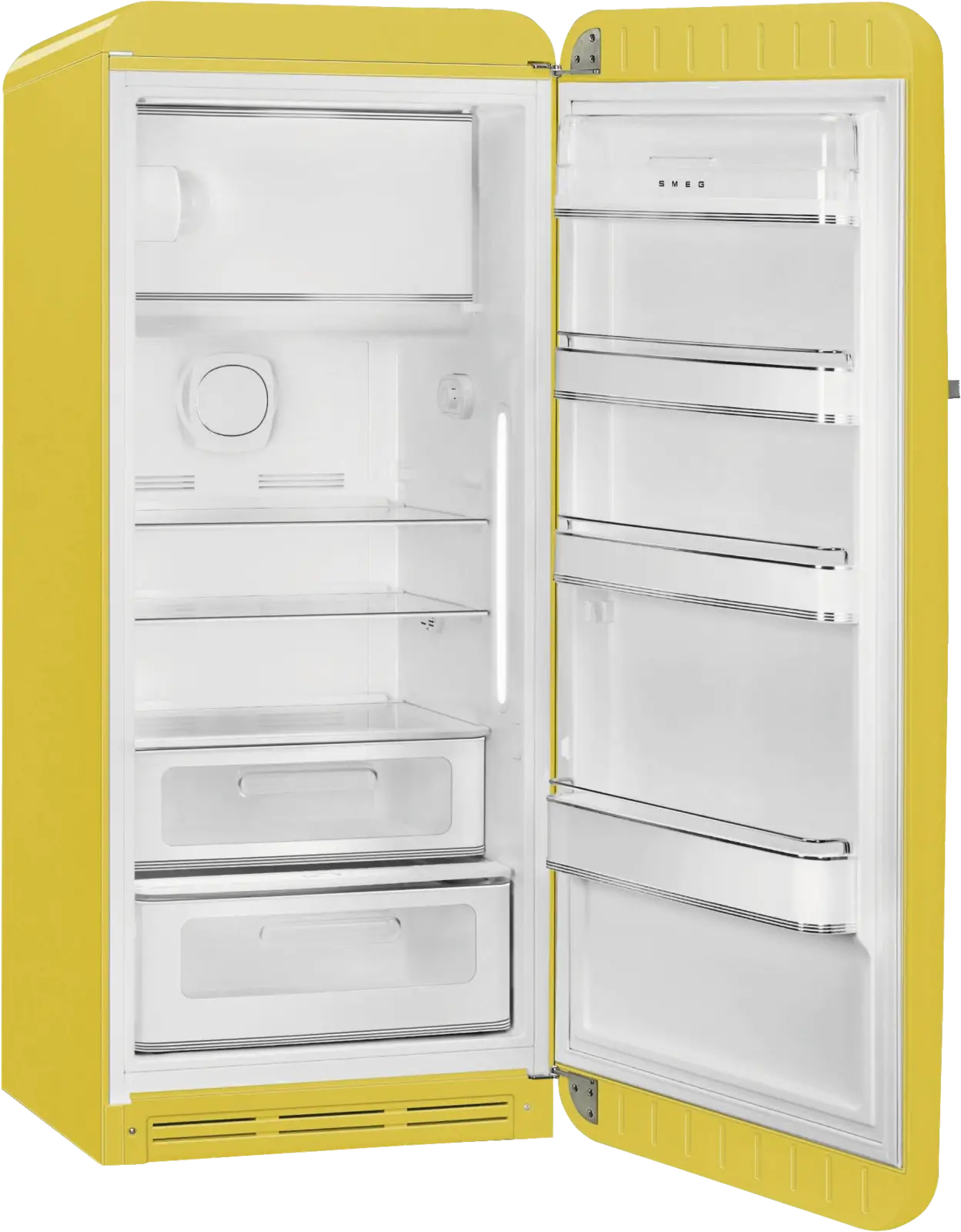 SMEG FAB28RYW6 Koelkast 50's Style - Geel
