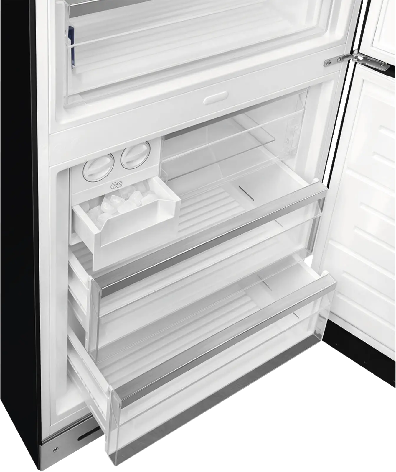 SMEG FAB38RBL6 Koel-vriescombinatie 50's Style - Zwart