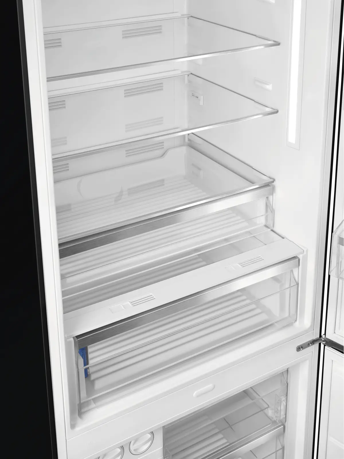 SMEG FAB38RBL6 Koel-vriescombinatie 50's Style - Zwart