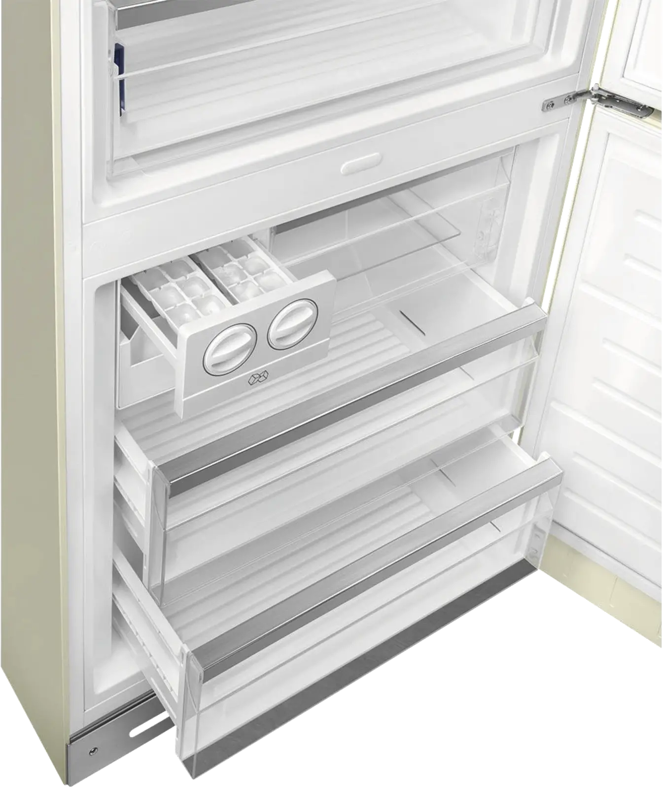 SMEG FAB38RCR6 Koel-vriescombinatie 50's Style - Creme