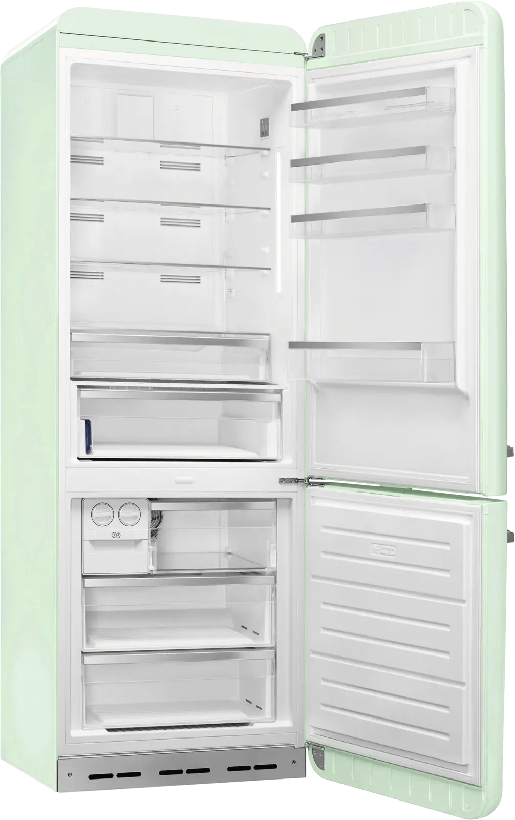 SMEG FAB38RPG6 Koel-vriescombinatie 50's Style - Watergroen