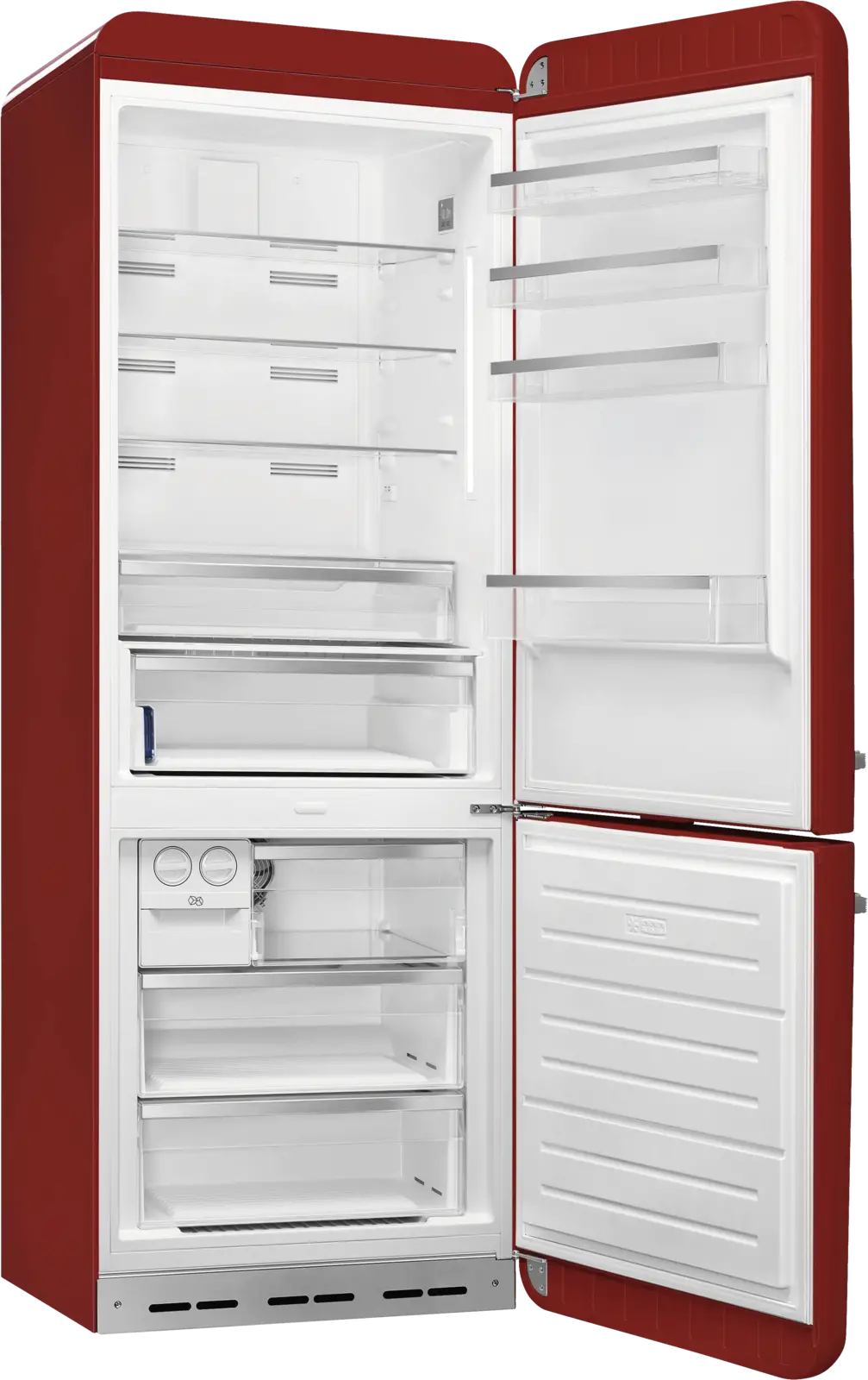 SMEG FAB38RRD6 Koel-vriescombinatie 50's Style - Rood