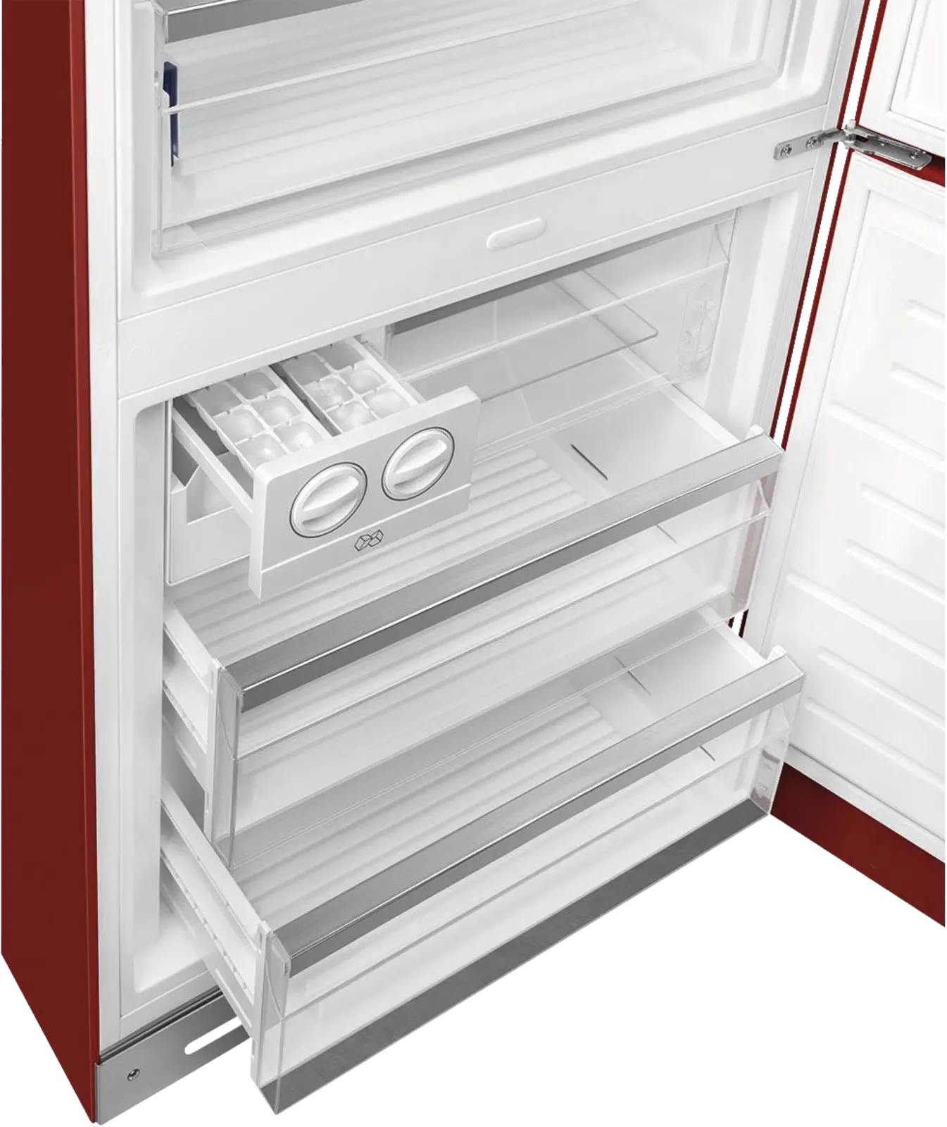 SMEG FAB38RRD6 Koel-vriescombinatie 50's Style - Rood