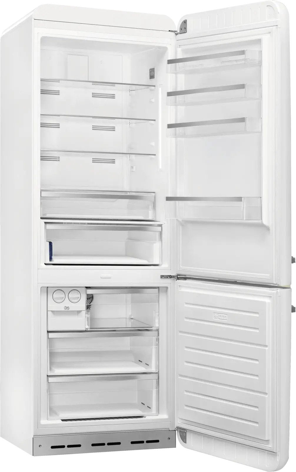 SMEG FAB38RWH6 50's Style Koel-vriescombinatie - Wit