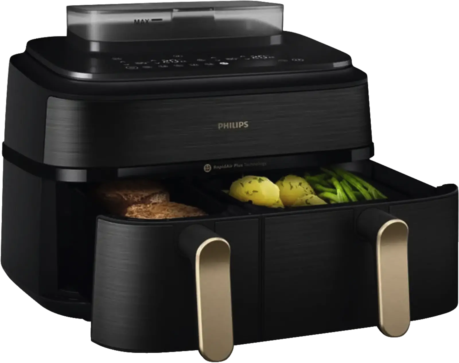 Philips NA552/00 Airfryer - Heteluchtfriteuse met 2 Manden