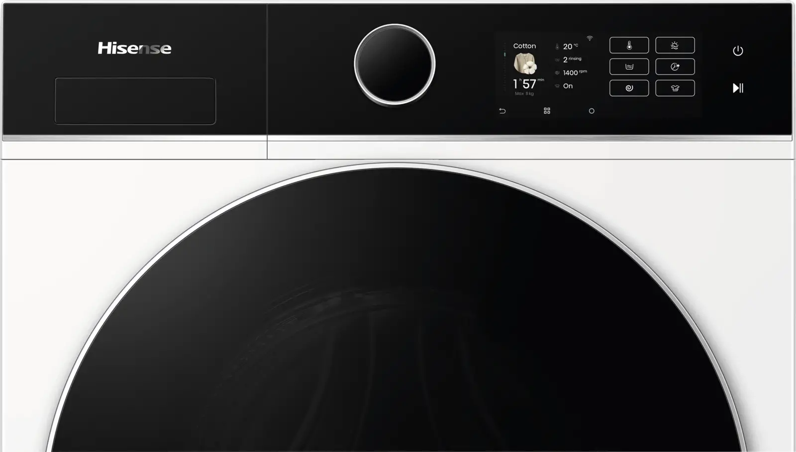Hisense WD5I8043BWF Was-droogcombinatie