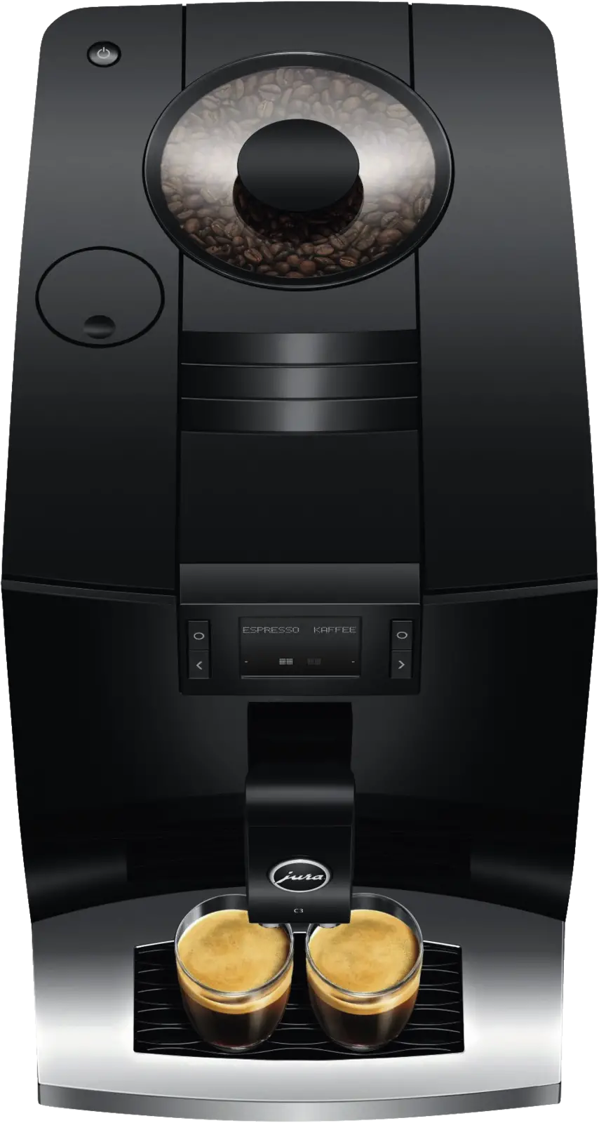 JURA C3 (EA) Piano Black Volautomatische Koffiemachine