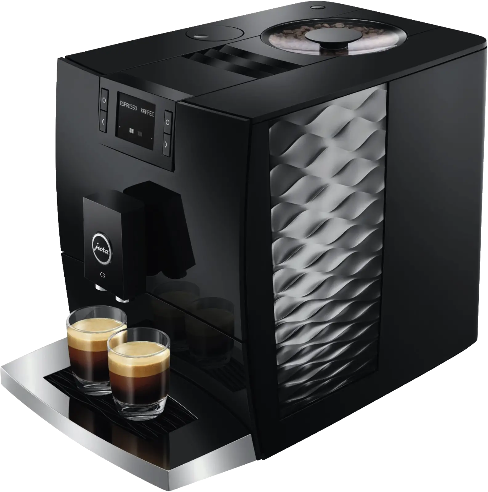 JURA C3 (EA) Piano Black Volautomatische Koffiemachine