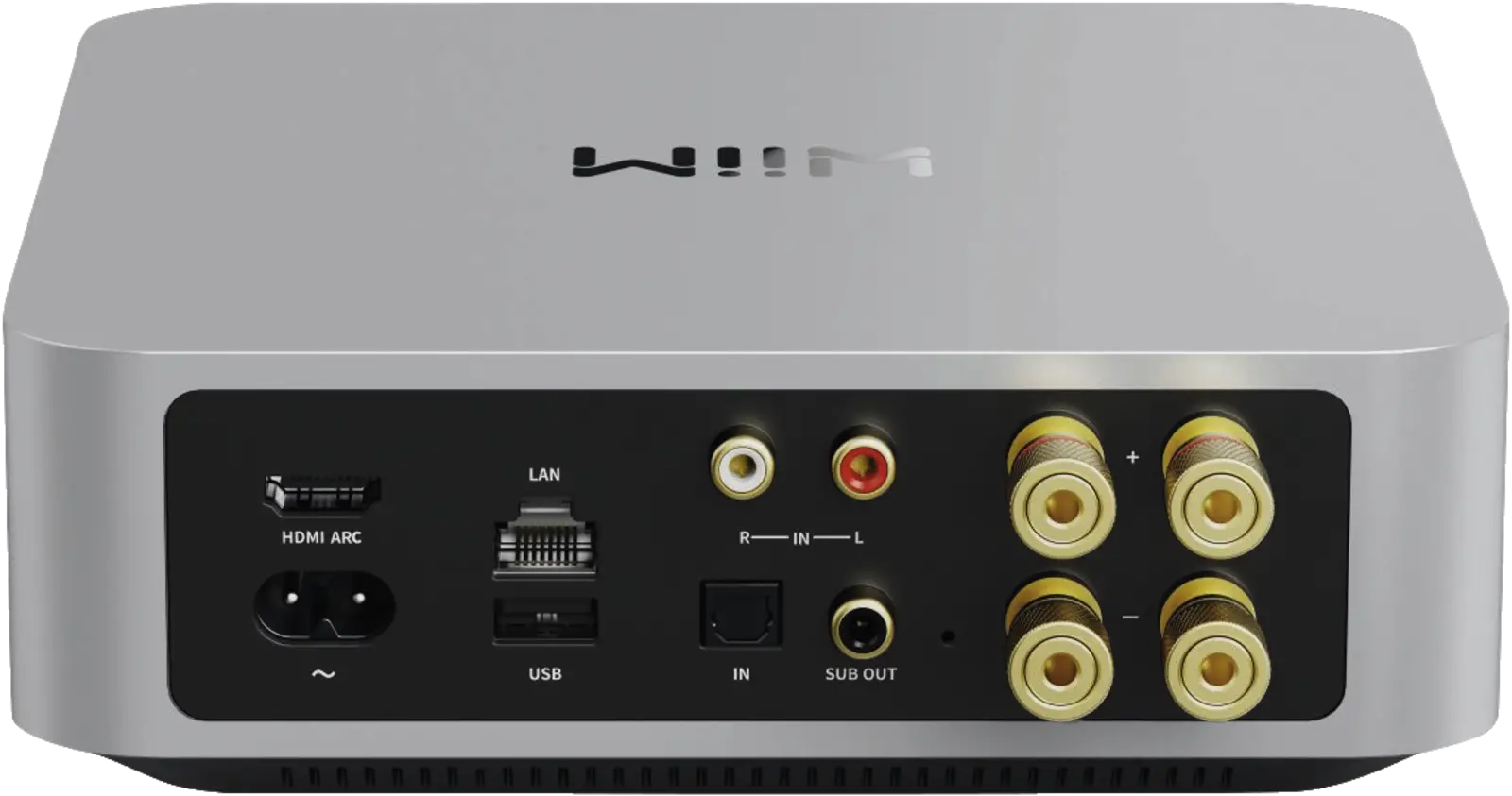 Stereo-Receiver WiiM Amp zilver