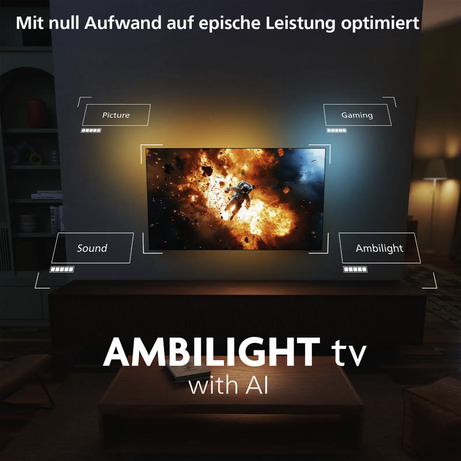Philips 48OLED810 4K OLED Ambilight TV (2025)