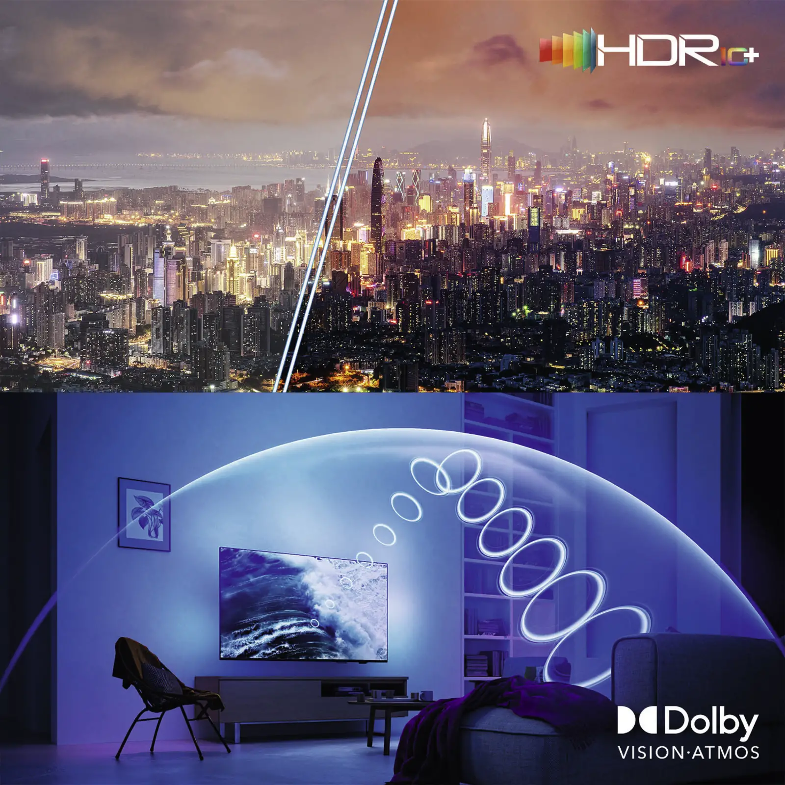 Philips 55OLED910 Ambilight TV - Sound by Bowers & Wilkins (2025)