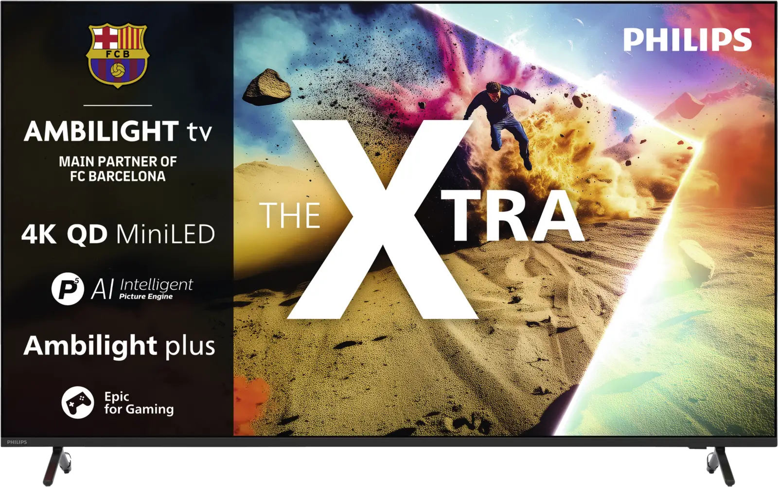 Philips 75MLED950 QD MiniLED 4k Ambilight TV - The Xtra (2025)