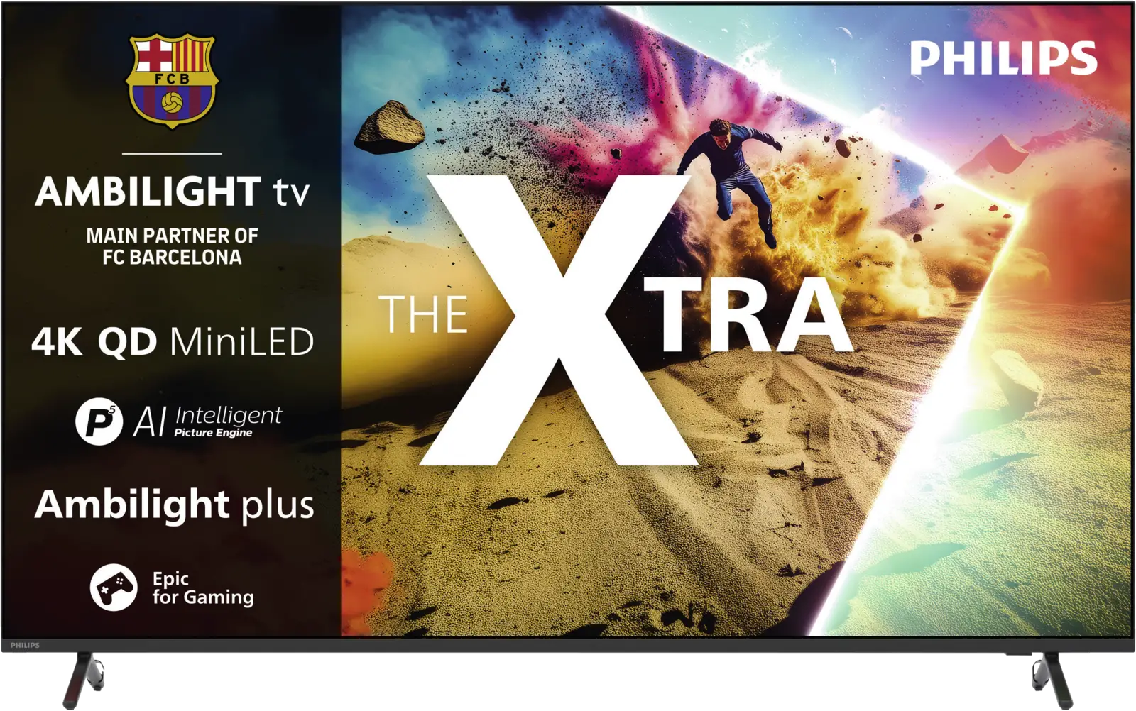 Philips 75MLED950 QD MiniLED 4k Ambilight TV - The Xtra (2025)