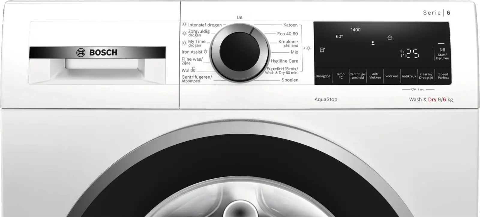 BOSCH WNG24406NL Serie 6 Was-droogcombinatie