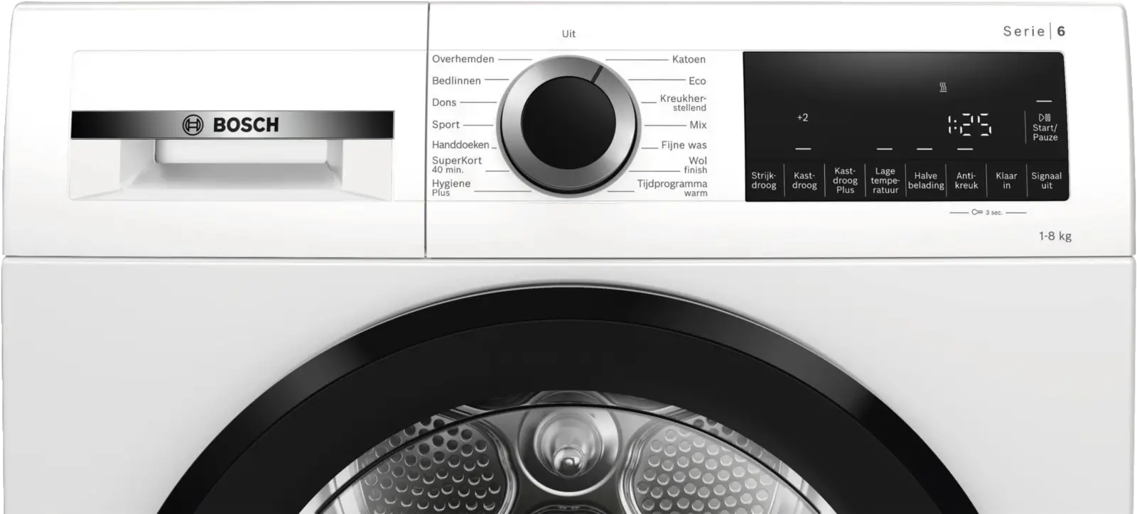 BOSCH WQG133DANL Serie 6 Warmtepompdroger