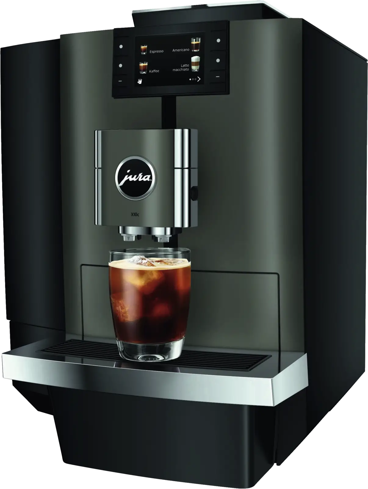 JURA X10c Dark Inox Volautomatische Koffiemachine