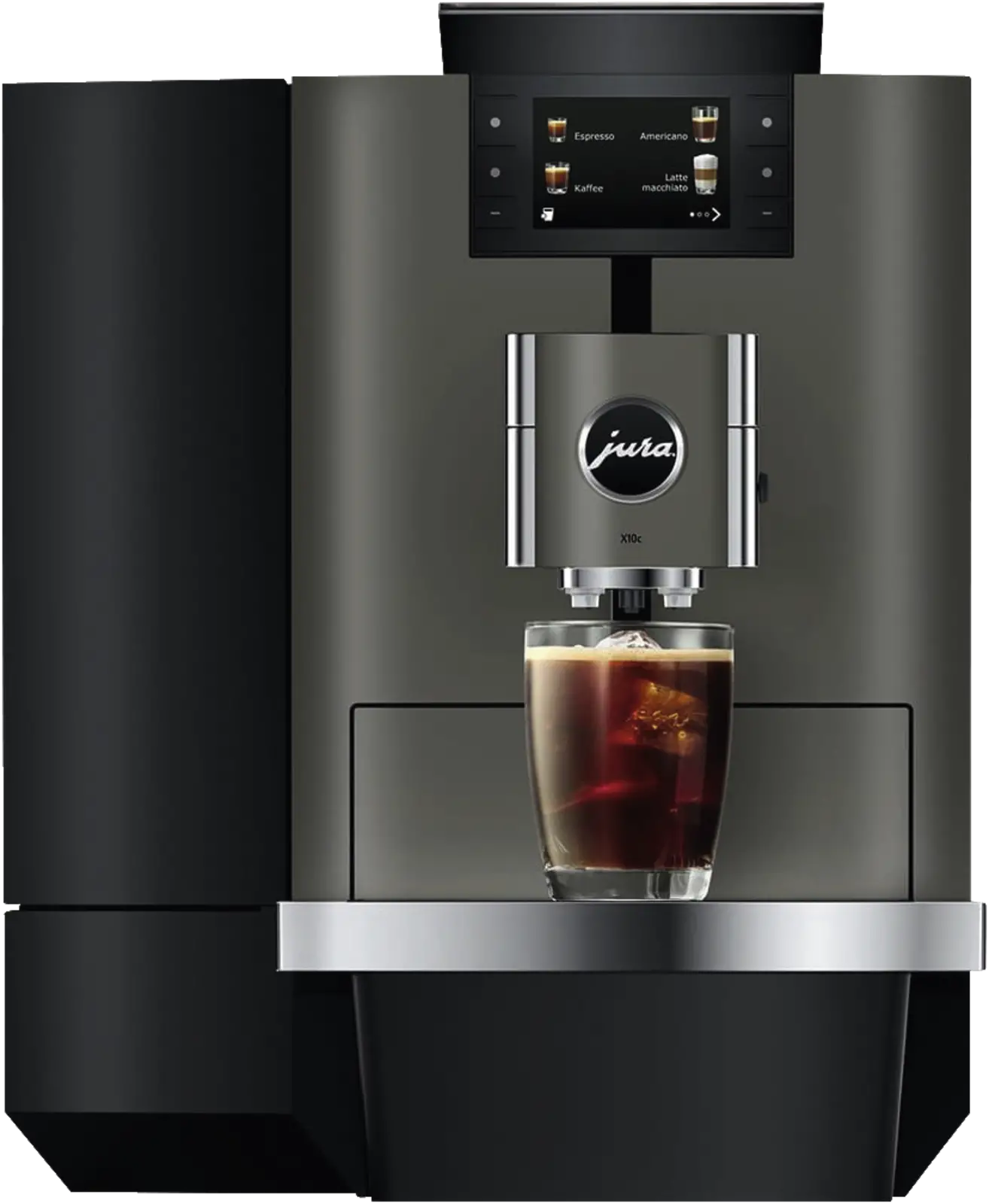 JURA X10c Dark Inox Volautomatische Koffiemachine
