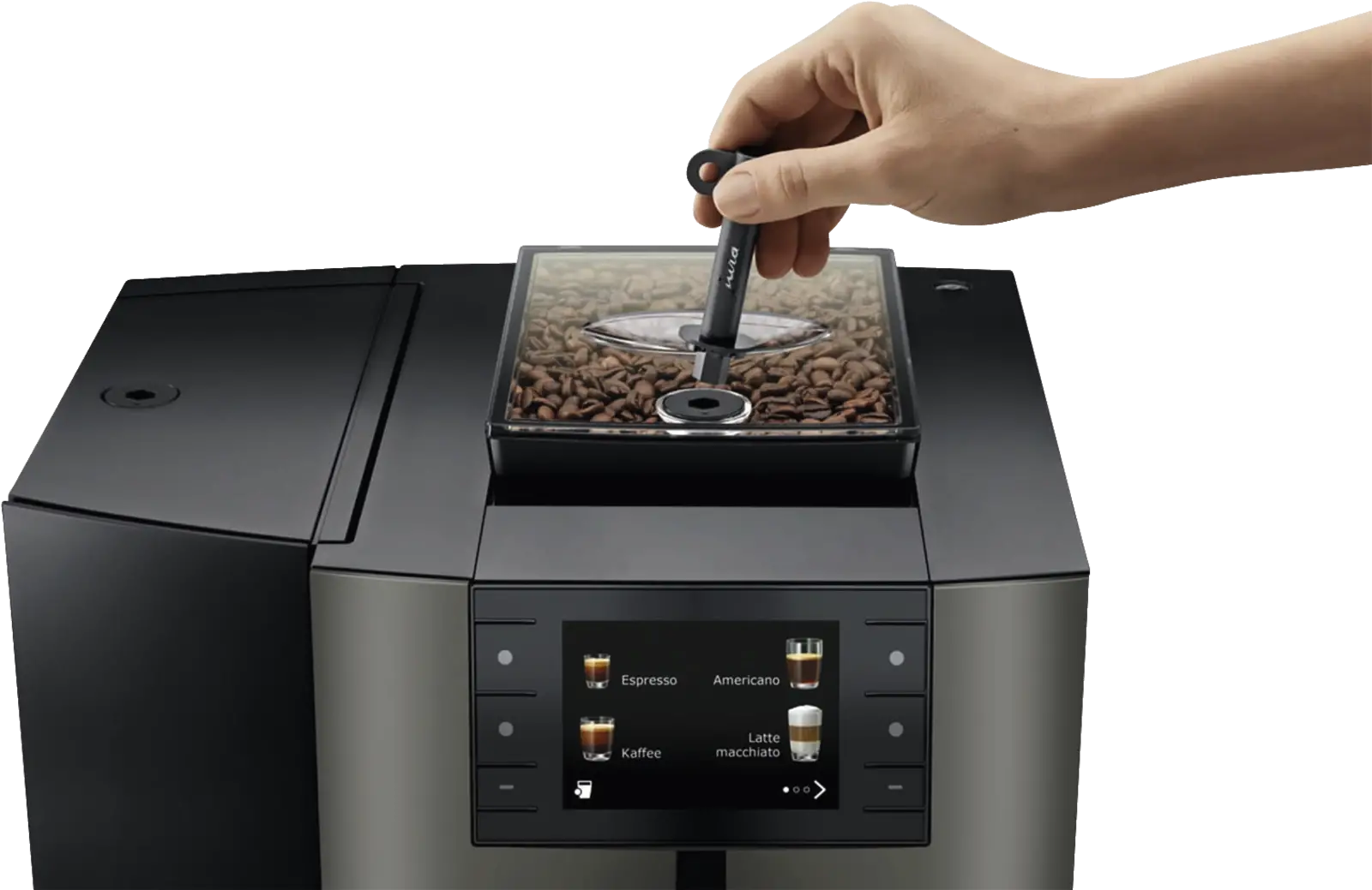JURA X10c Dark Inox Volautomatische Koffiemachine