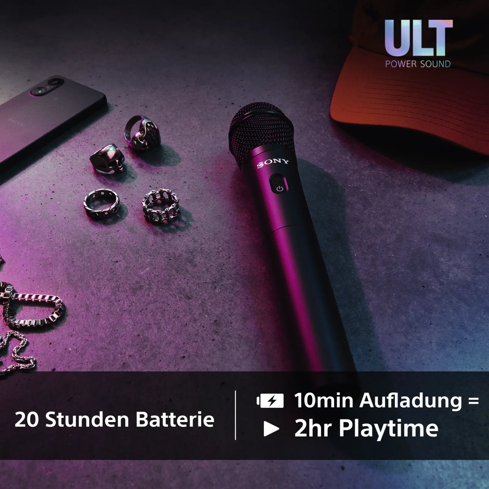 Sony ULT Mic Zwart