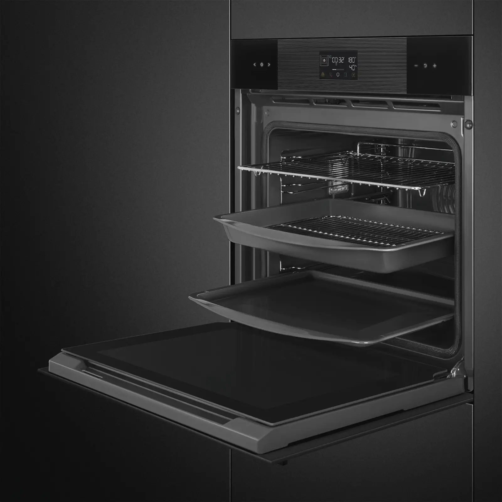 SMEG SOP6102S2PB3 Pyro Steam Galileo Inbouw Oven