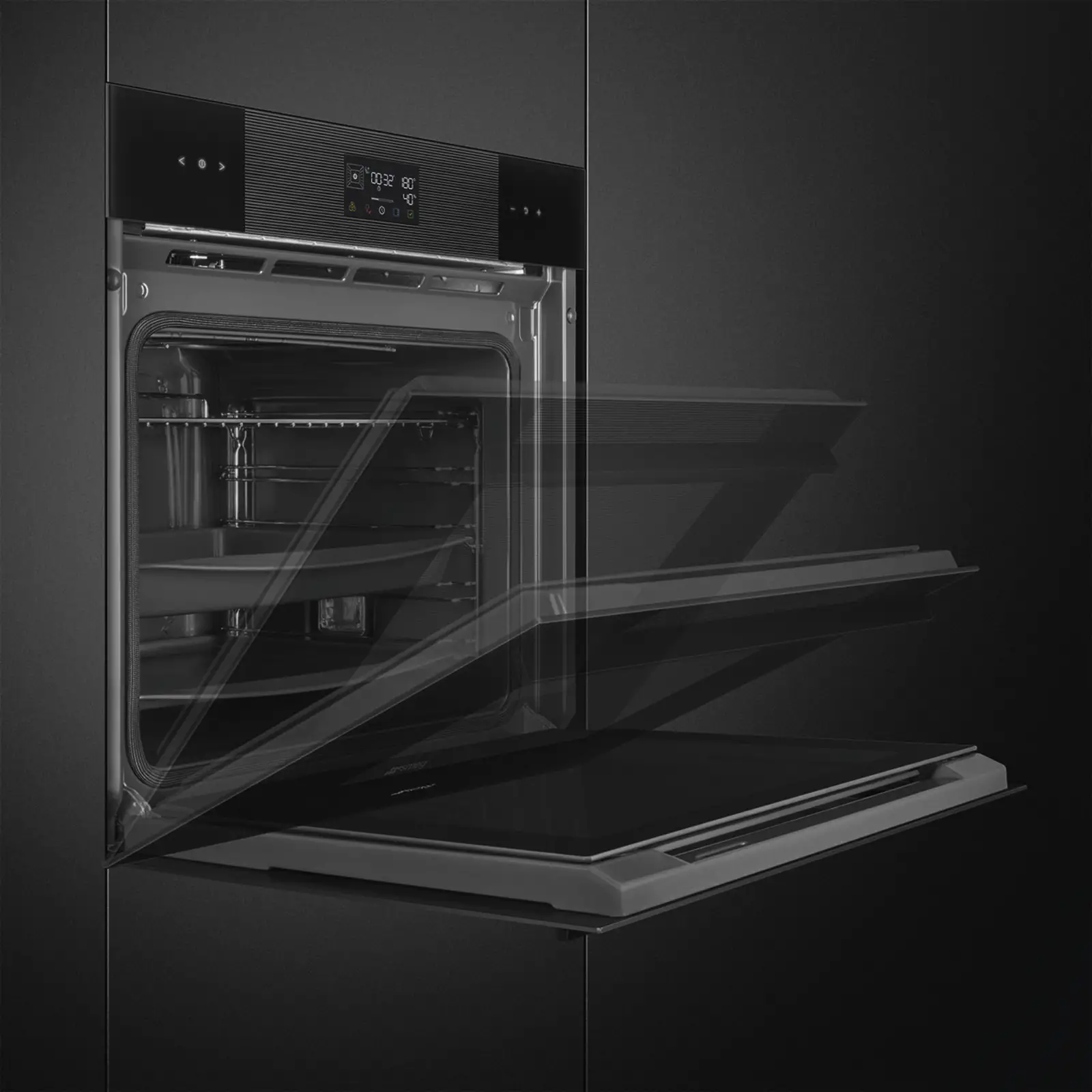 SMEG SOP6102S2PB3 Pyro Steam Galileo Inbouw Oven