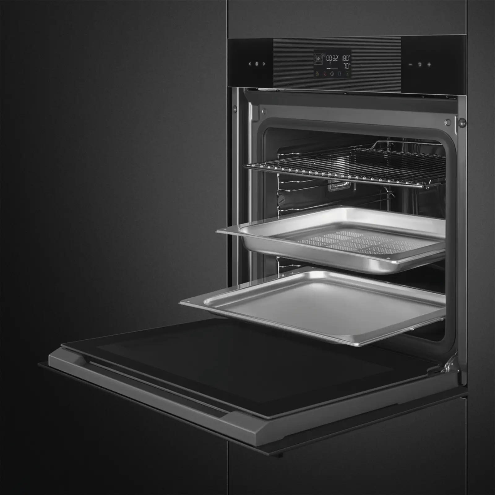 SMEG SO6102S3PB3 Linea Esthetisch Steam100 Galileo Inbouw Oven
