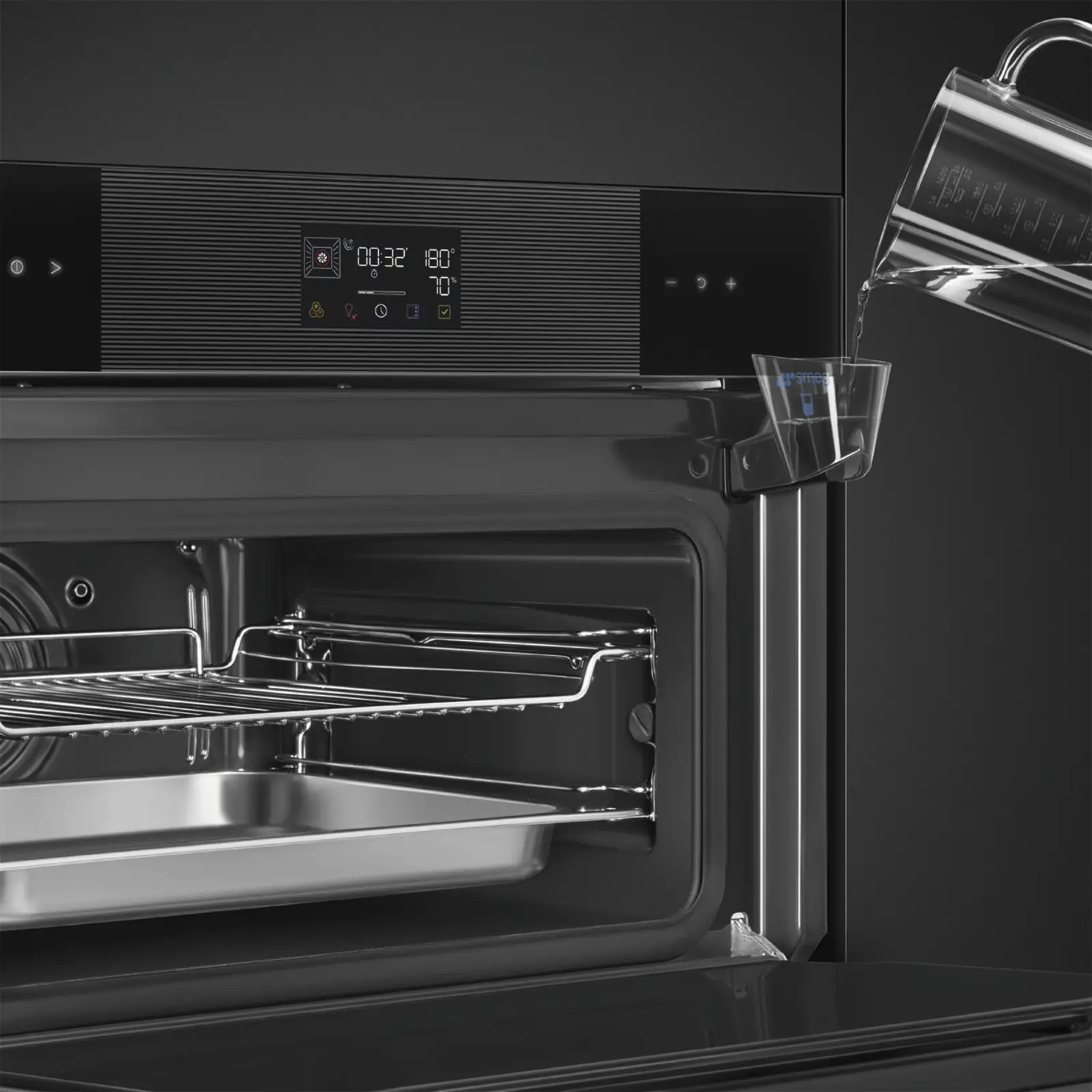 SMEG SO4102S3B3 Linea Esthetisch Steam100 Galileo Inbouw Oven