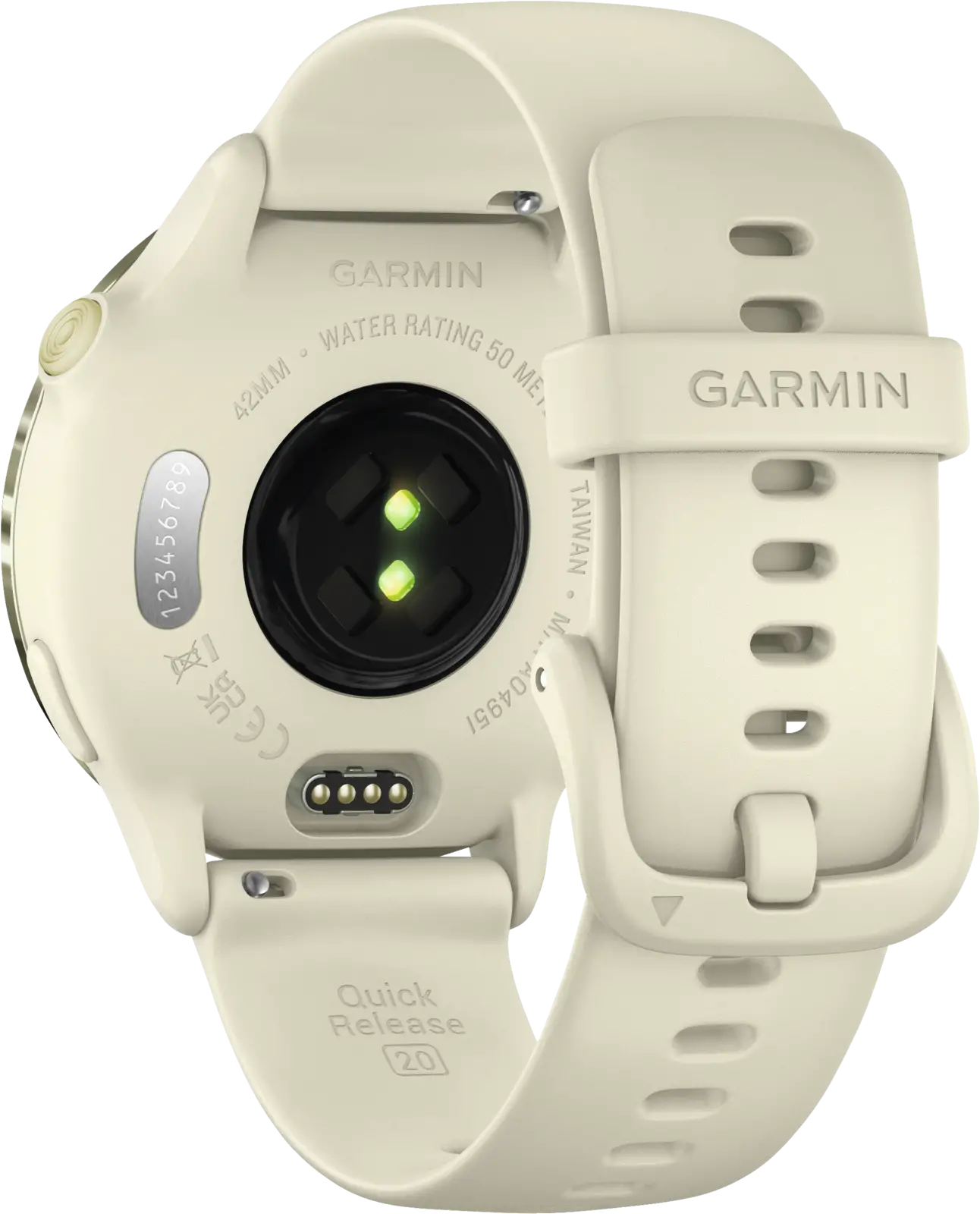 Garmin vívoactive® 6, Lunar Gold met Bone band