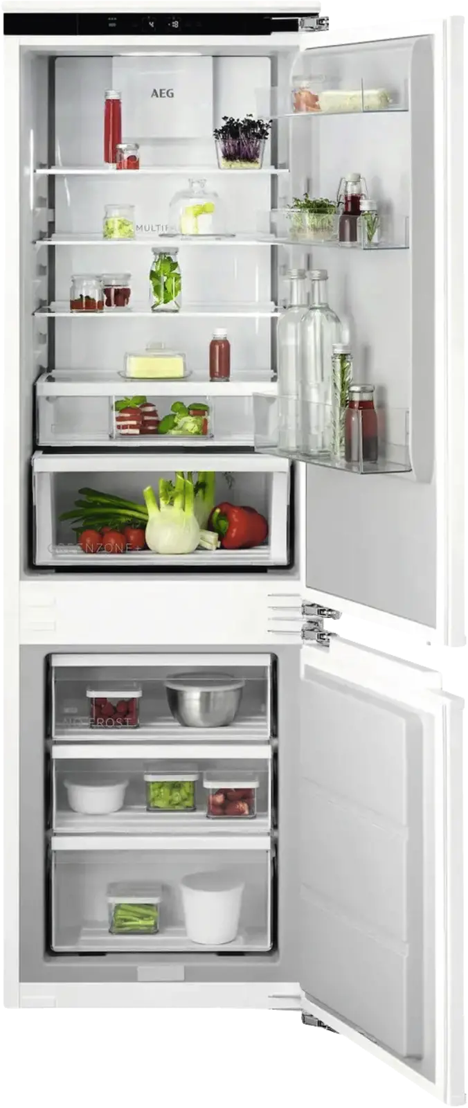 AEG TC7MS181CF 7000 GreenZone Inbouw Koel-vriescombinatie 
