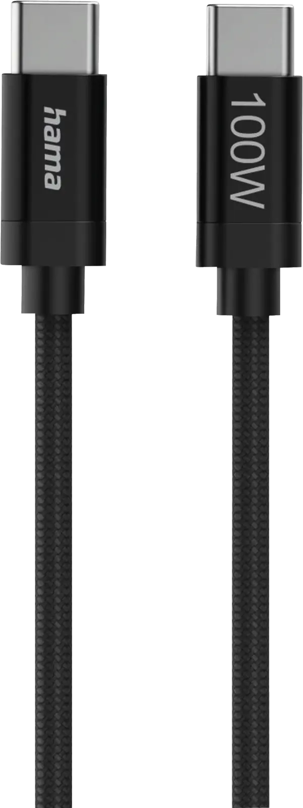 201740 Oplaadkabel Fabric, USB-C - USB-C, 100W, 1,5 m