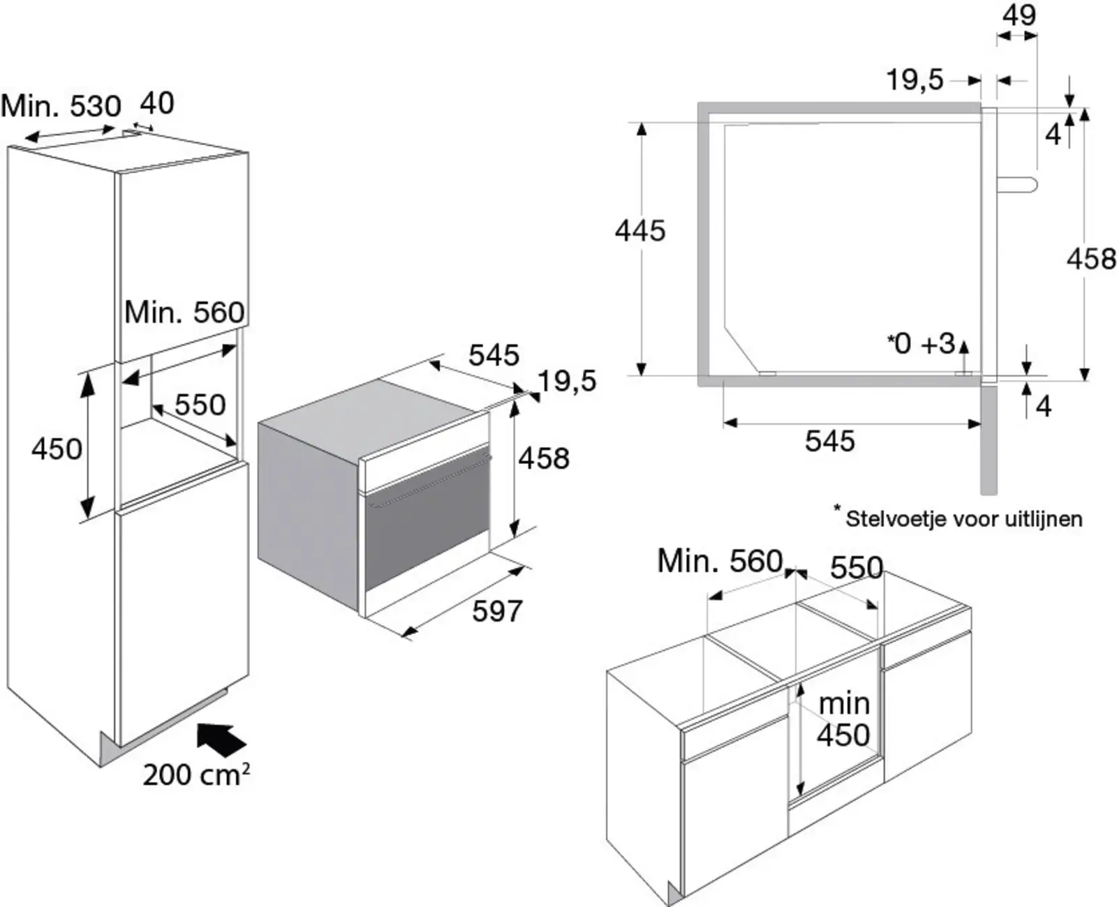ATAG CX8411D Inbouwoven met Magnetron