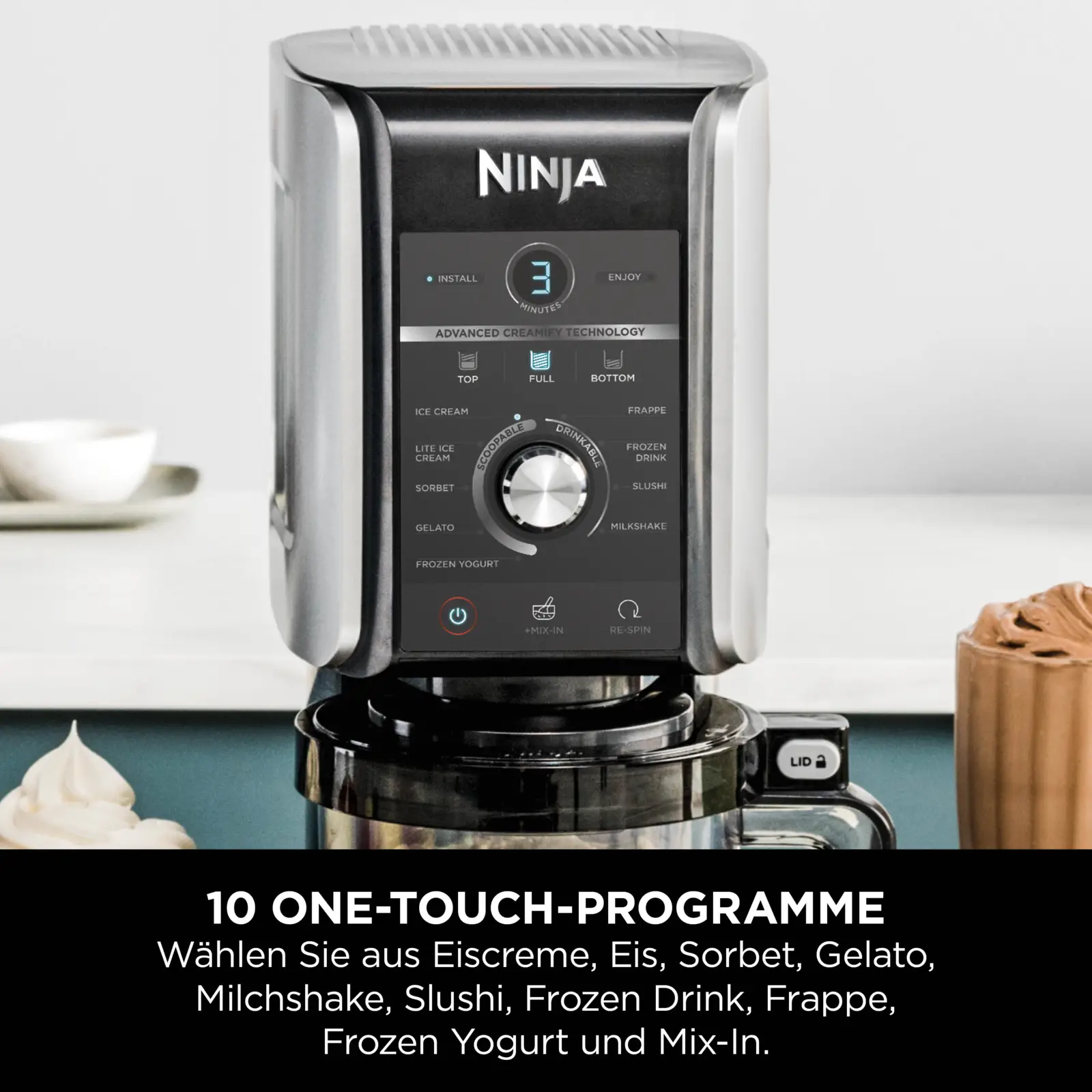 Ninja NC502EU CREAMi Deluxe 10-in-1 Ijsmachine