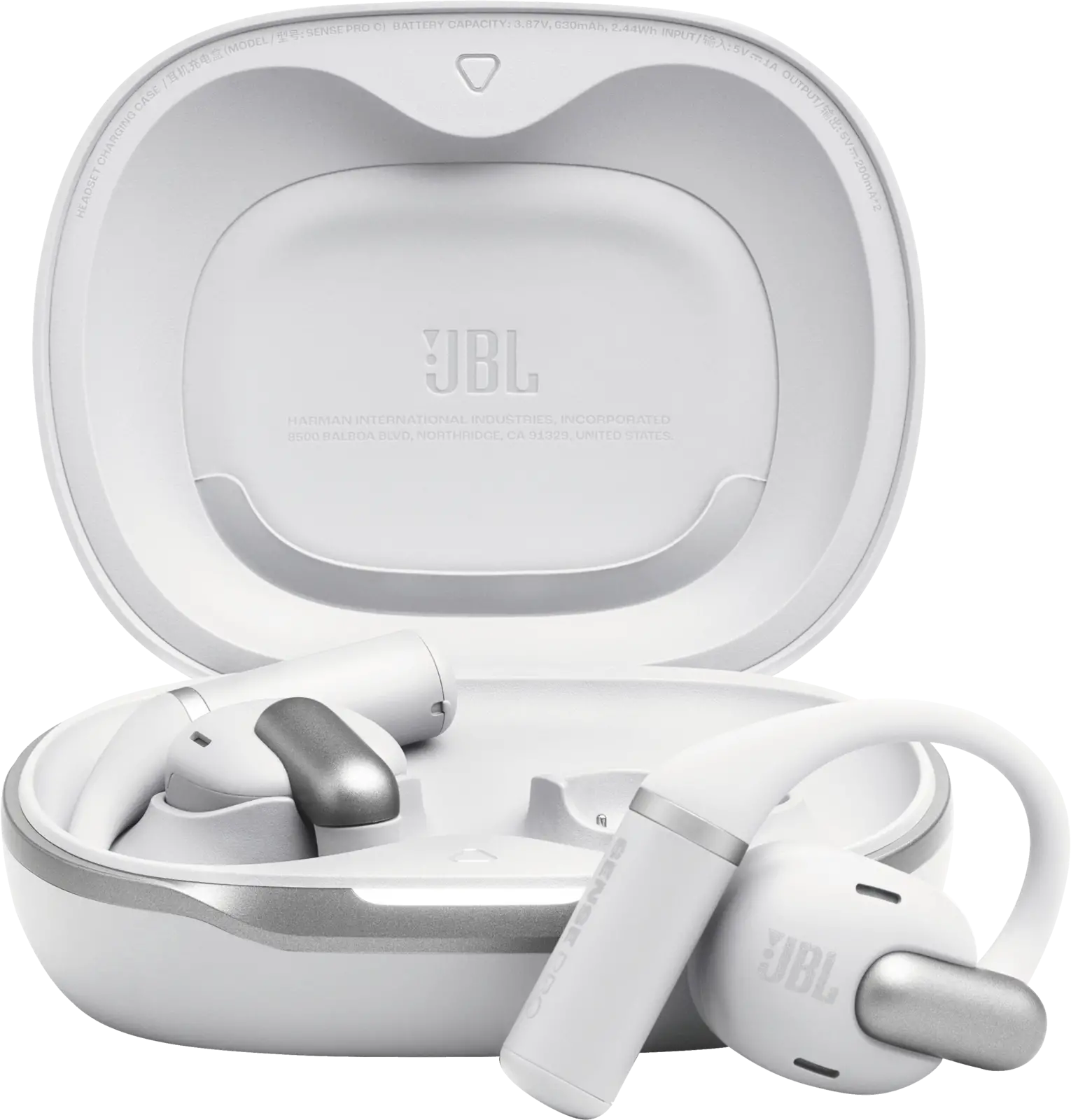JBL Sense Pro open-ear koptelefoon Wit