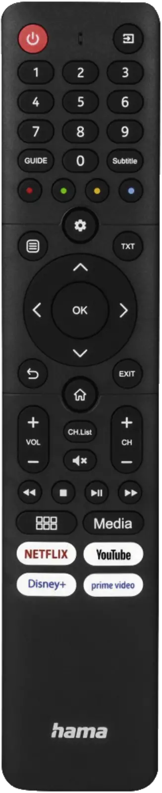 Universele afstandsbediening Hisense tv's, IR, lerend