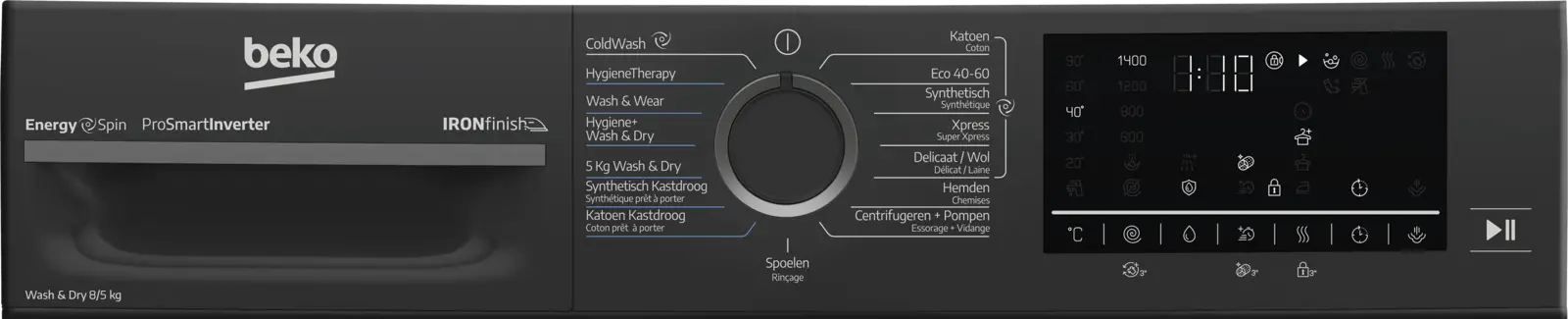 Beko BM5DFT4841A Was-droogcombinatie