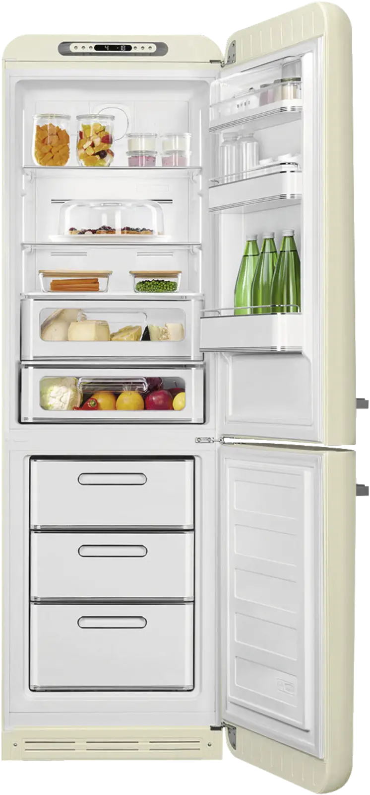 SMEG FAB32RCR6 Koelkast 50's Style - Creme