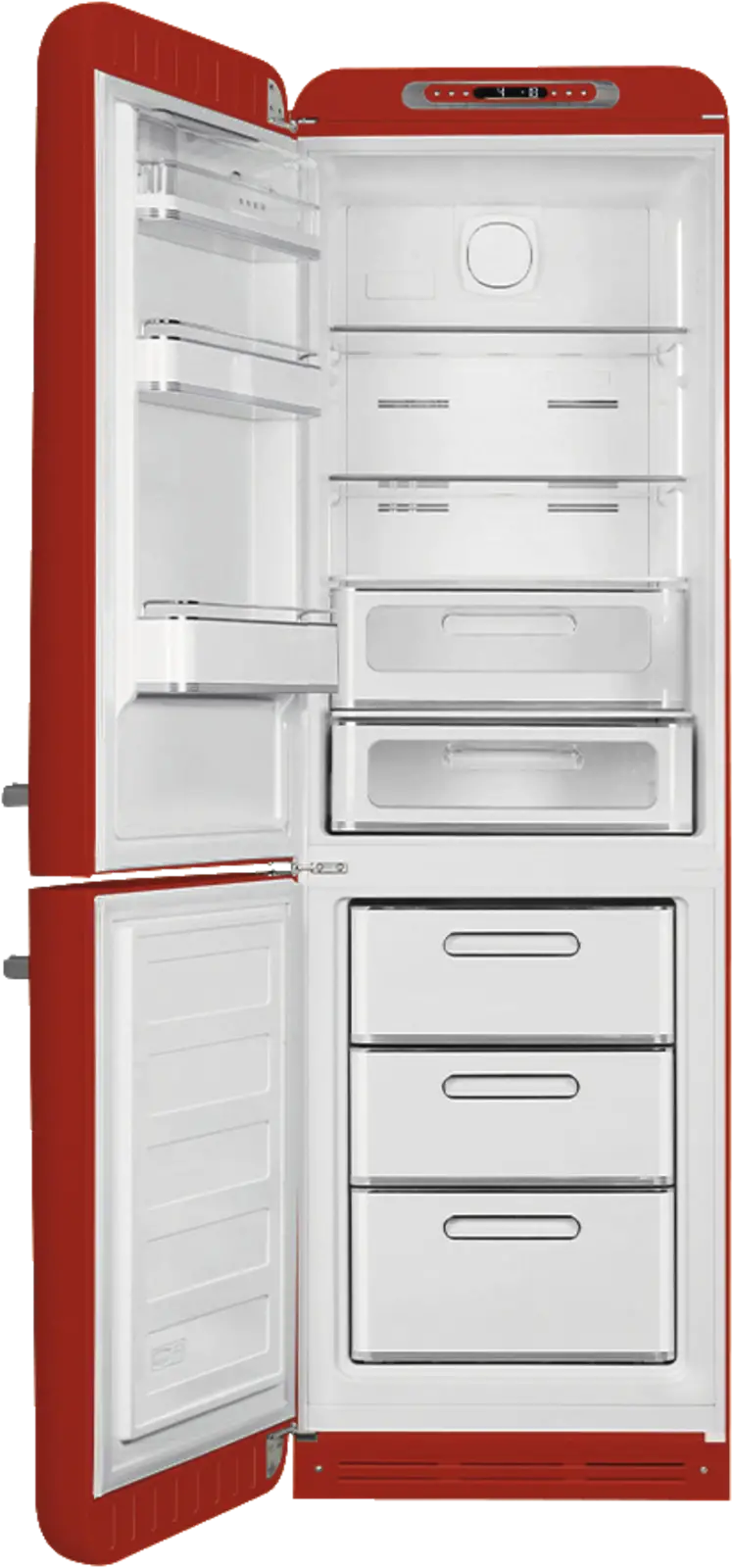SMEG FAB32LRD6 Koelkast 50's Style - Rood