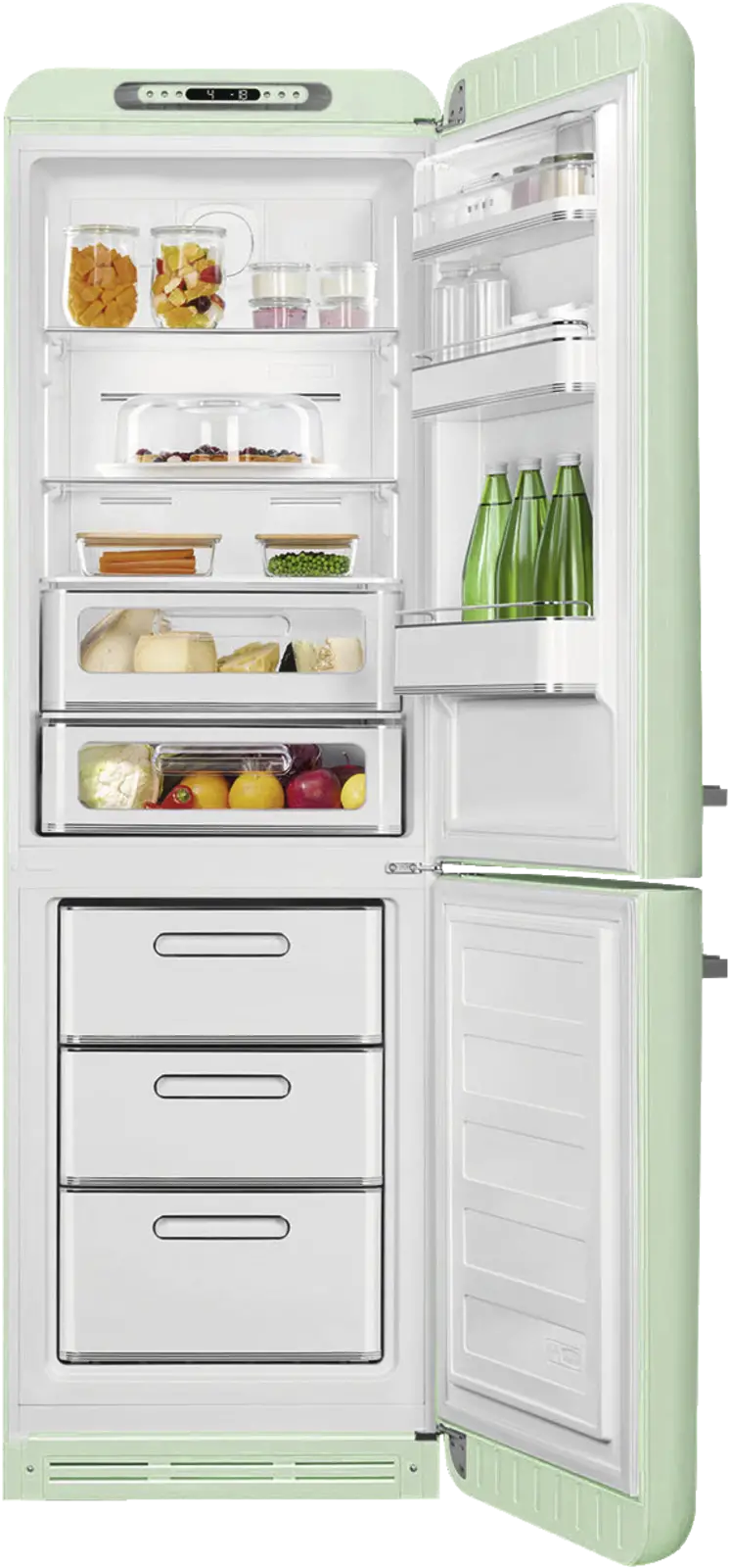 SMEG FAB32RPG6 Koelkast 50's Style - Watergroen