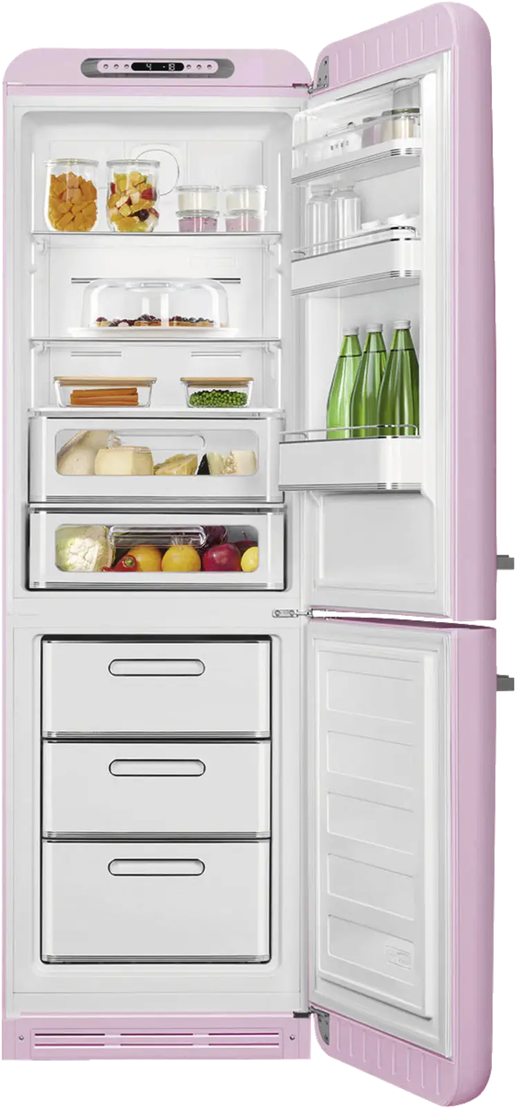 SMEG FAB32RPK6 Koelkast 50's Style - Roze